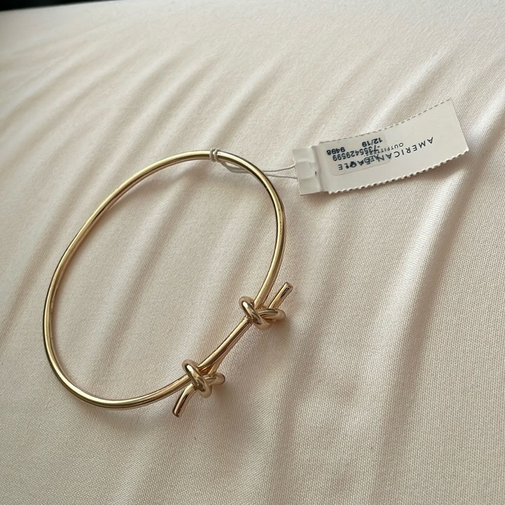 American eagle gold cuff bracelet